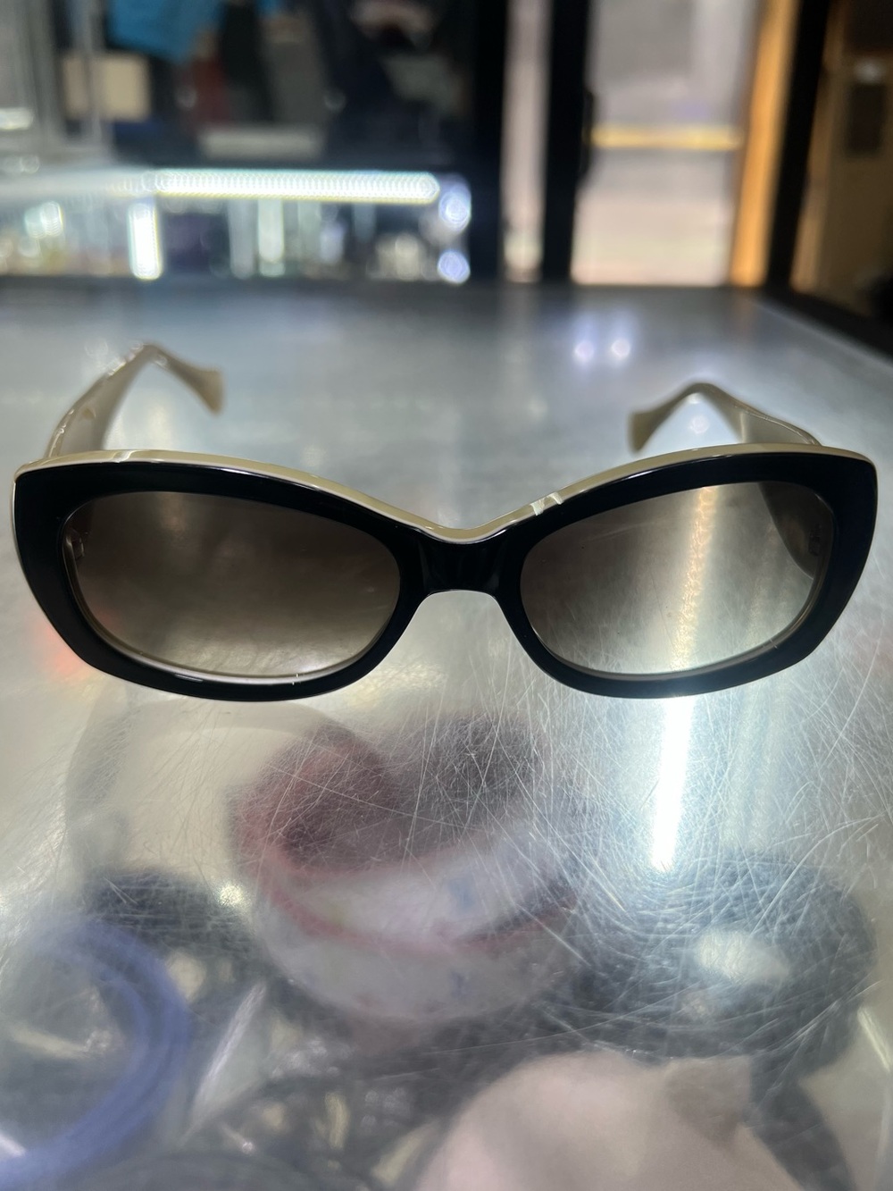 Jean Lafont black and tan women’s sunglasses